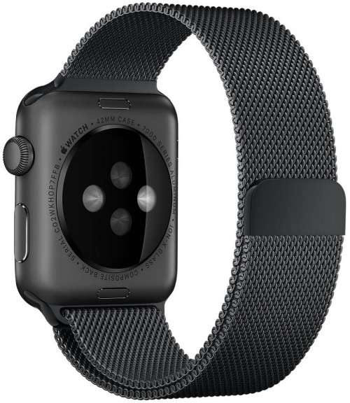 APPLE WATCH SPORT 42MM - BLACK - WITH MILANESE STRAP