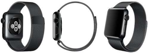APPLE WATCH SPORT 42MM - BLACK - WITH MILANESE STRAP
