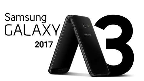 SAMSUNG GALAXY A3 - 2017 - BLACK