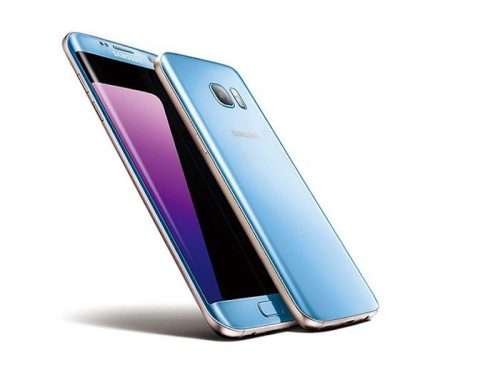 Samsung Galaxy S7 Edge - CORAL BLUE - CRACKED SCREEN