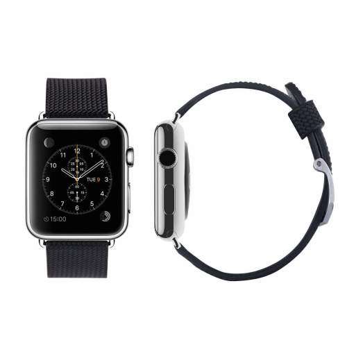 APPLE WATCH 38MM stainless steel with leather strap