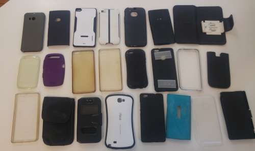 CELLPHONE COVERS MIX BATCH OF 75 INCLUDING 5 TABLET COVERS