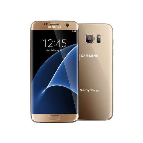 Samsung Galaxy S7 Edge - GOLD PLATINUM - CRACKED
