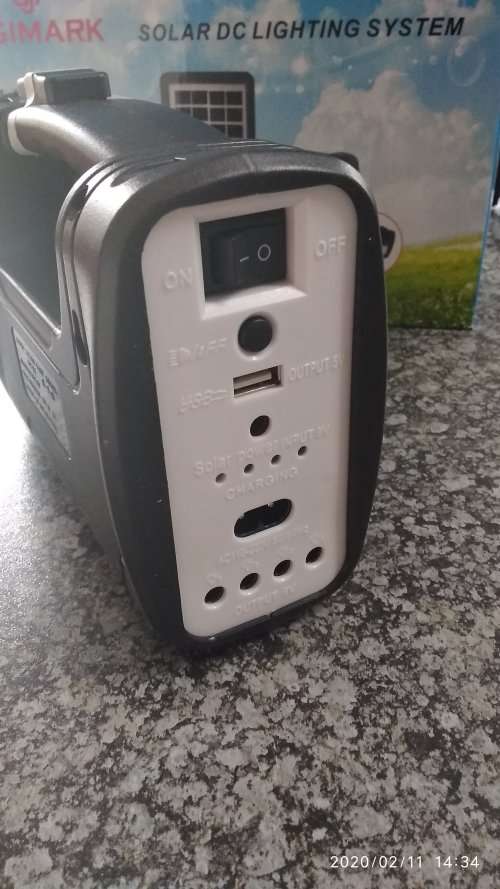 DIGIMARK SOLAR LIGHTING SYSTEM WITH RECHARGEABLE LIGHT