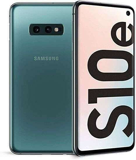 SAMSUNG S10e - PRISM GREEN - 128gb - VERY THIN CRACK ON TOP OF SCREEN