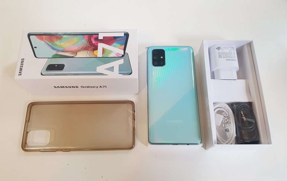 SAMSUNG GALAXY A71 - DUAL SIM - PRISM CRUSH BLUE - 128GB