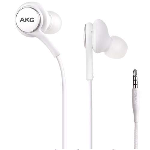 Samsung Galaxy S9 / S9+ / Note 9 - Earphones - Tuned by AKG / Harman Kardon - WHITE