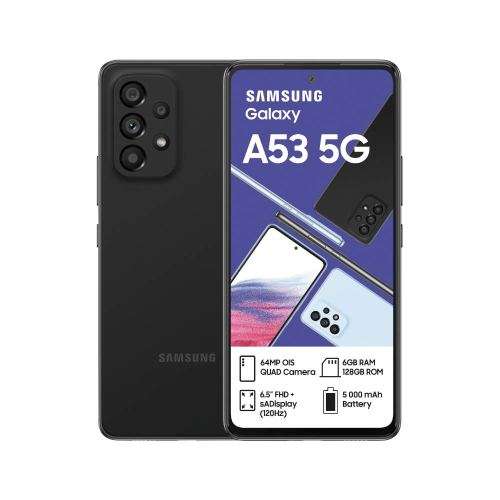 SAMSUNG GALAXY A53 - 5G - DUAL SIM - 128GB - BLACK