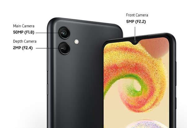 SAMSUNG A04E - BLACK - 32GB - DUAL SIM