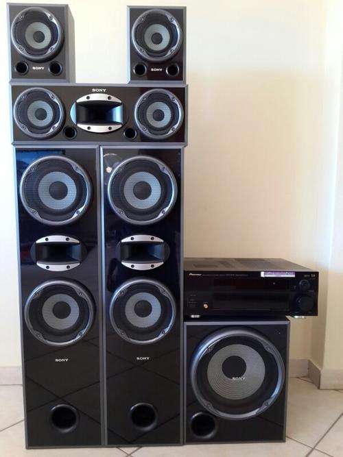 Pioneer VSX 810S AV Receiver & Sony 5.1 Speakers