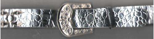 WOMENS BELT IN SILVER