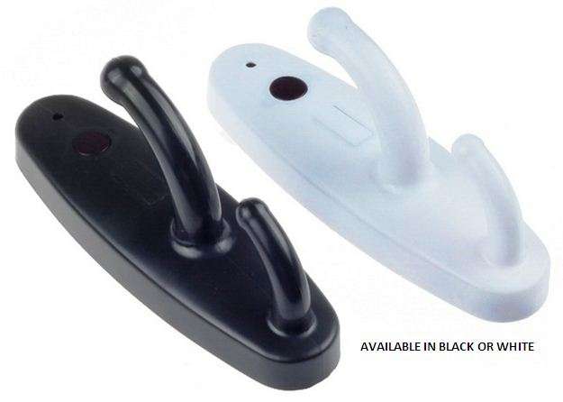 IN STOCK - surveillance / spy CLOTHES HOOK CAMERA + REMOTE. 720 X 480 RESOLUTION. MOTION DETECTION.