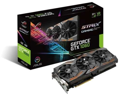 ASUS ROG - StriX Gaming GeForce GTX 1060 6GB GDDR5 Graphics Card