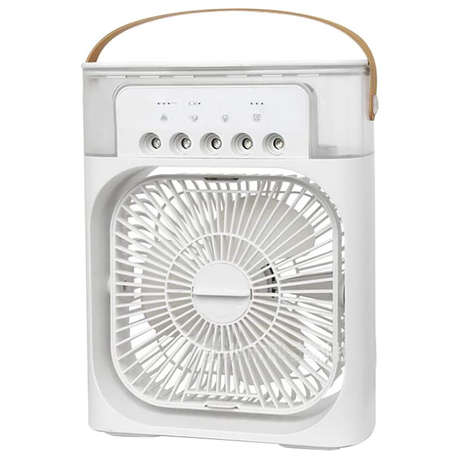 7 Colours LED Portable Air Cooler Fan