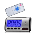 Remote controled multifunction spy camera clock