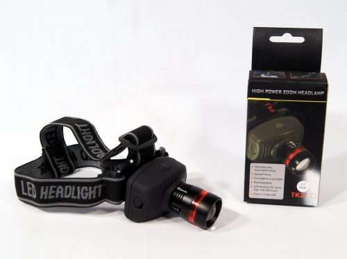 High power zoom headlamp