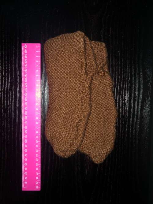 Stacey`s Hand-Knitted Woolly Warm Bed-Socks