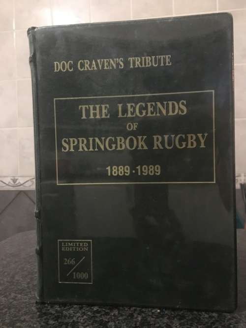 Doc Craven's Tribute - The Legends of Springbok Rugby 1889-1989