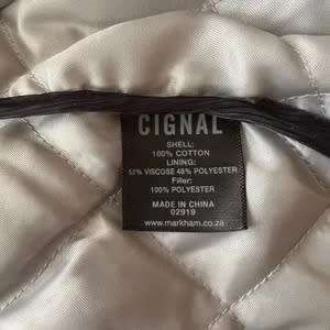 CIGNAL men`s fashion padded winter jacket. X Large