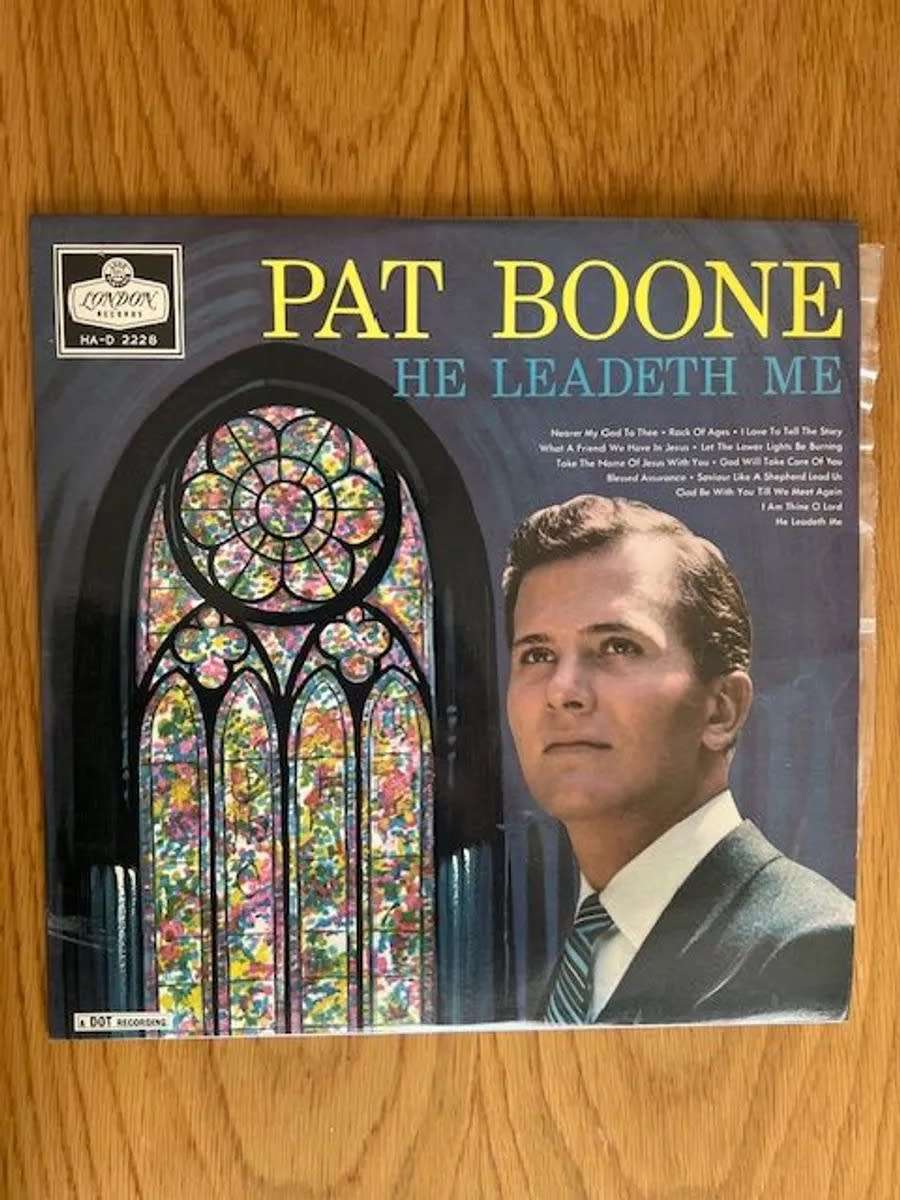 Record: Pat Boone - He leadeth me. 1959.