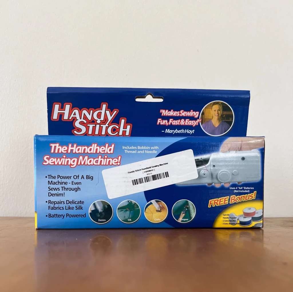 Handy Stitch The Handheld Sewing Machine battery powered