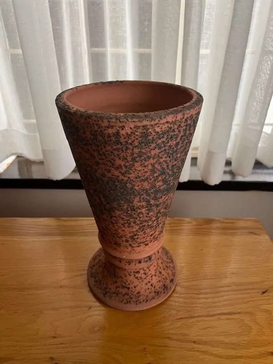 Used Terracotta Flower Vase