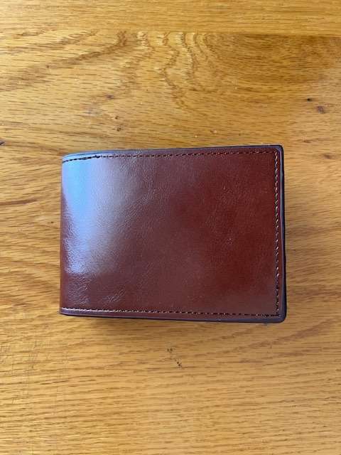 Humers brown artificial leather wallet