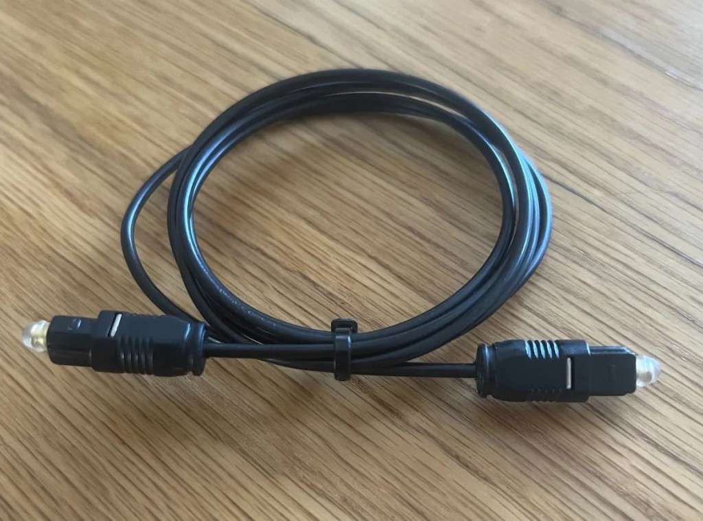 1 m Fibre Optic cable for digital audio