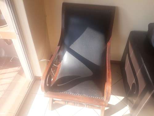 Rocking Leather Chair,