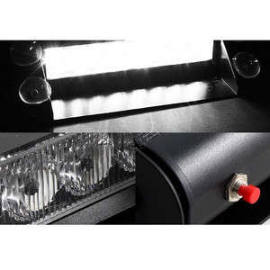 8 x LED 12v Dash Lights White / White