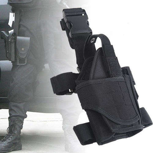 Tactical Handgun Pistol Thigh Holster Black