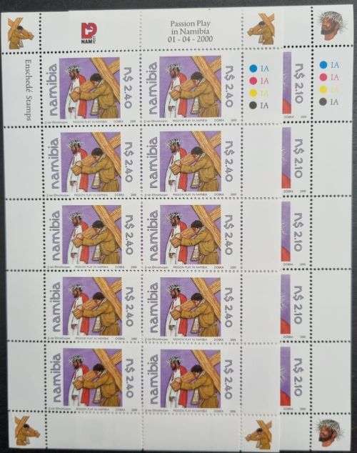 Namibia - Easter Passion Play at DOBRA - 01/04/00 - Full Sheet set UMM