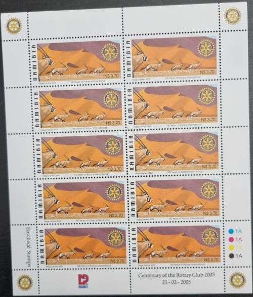 Namibia - Centenary of Rotary International - 23/02/05 - Full Sheet UMM