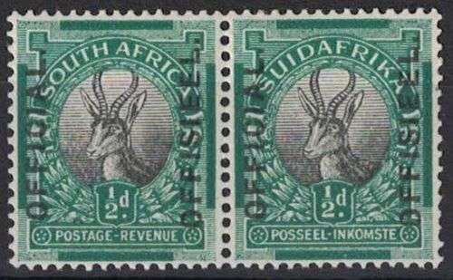 South Africa - VERY RARE: Official vertical - Full stop after - Full set - 1926 (MM) - SACC 1-4