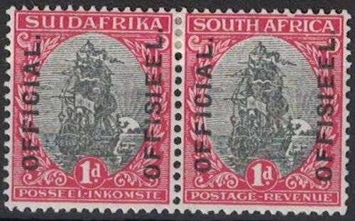 South Africa - VERY RARE: Official vertical - Full stop after - Full set - 1926 (MM) - SACC 1-4