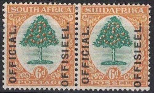 South Africa - VERY RARE: Official vertical - Full stop after - Full set - 1926 (MM) - SACC 1-4