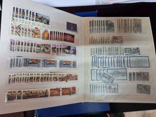 RSA - 2 Stock Albums with used RSA stamps