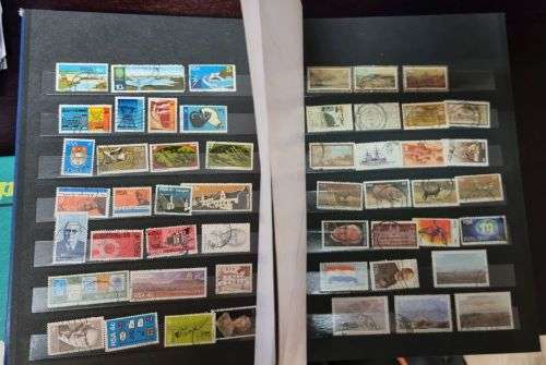 RSA - 2 Stock Albums with used RSA stamps