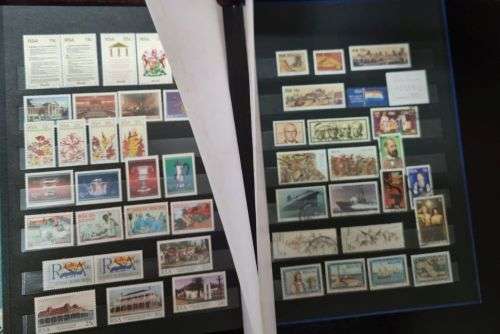 RSA - 2 Stock Albums with used RSA stamps