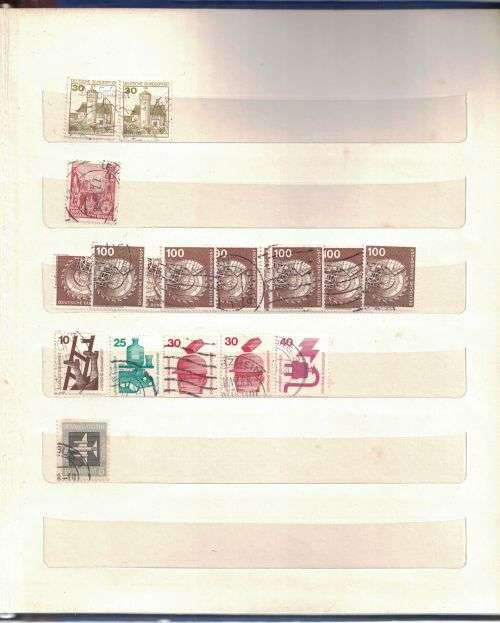 Stock Album with used older Germany and Austria