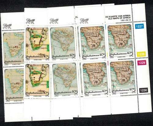 Bophuthatswana - Old Maps of Africa - 1991-09-12 - UMM Control Block set