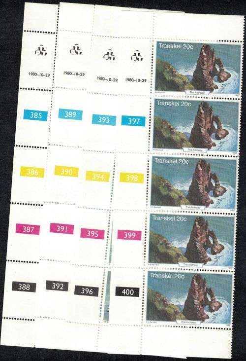 Transkei - UMM Control Blocks x 3 sets (See scans and description)