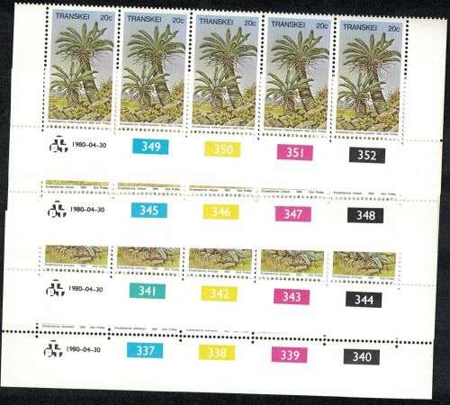 Transkei - UMM Control Blocks x 3 sets (See scans and description)