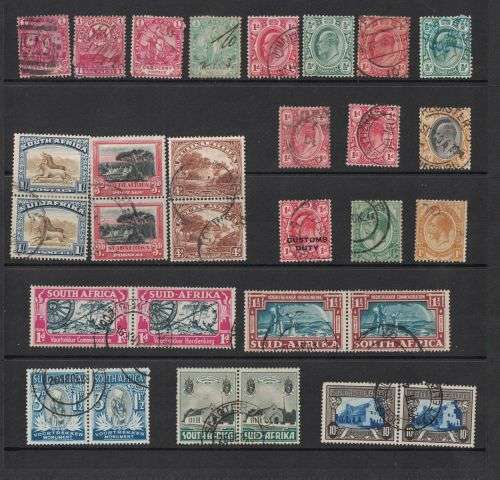 Lot of used Union of South Africa and Provinsial stamps