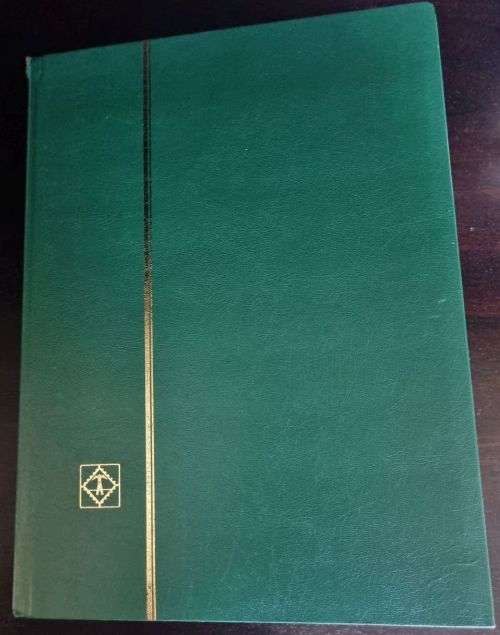 A4 Stock Album stacked with mostly used Union and RSA stamps