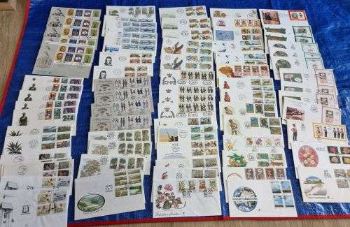 Ciskei - Collection of UMM Control blocks, UMM Yearpacks, FDCs and Postcards - 14 scans
