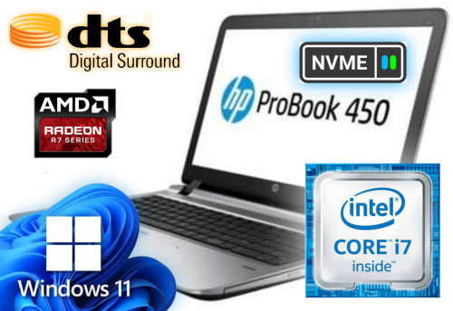 **GRAPHICS BEAST**6th Gen i7 |512NVMe+1TB |2GB RADEON R7 GFX|FHD 19220x1080 |8GB DDR4| Win11Pro