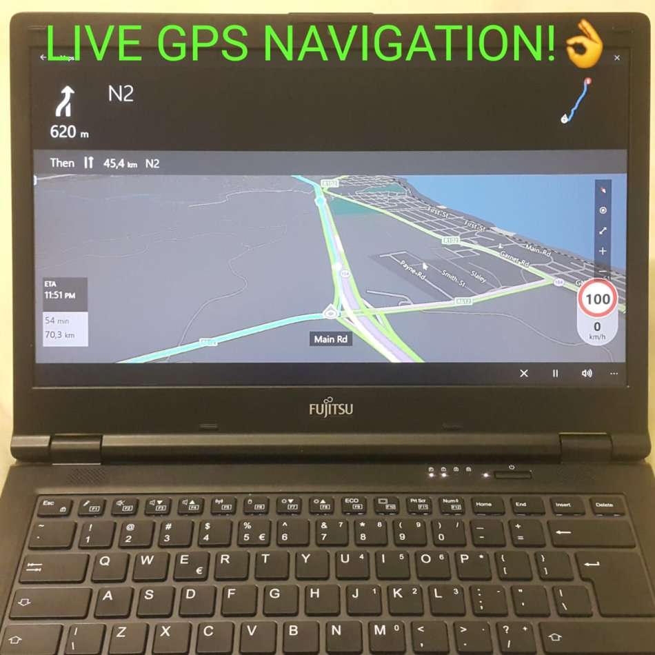 **POWER PACKED** FUJITSU 14" / 7TH GEN I5 3.1GHz / 256SSD / 8GB DDR4/INTEL HD 620 / 4G/GPS NAV / FHD