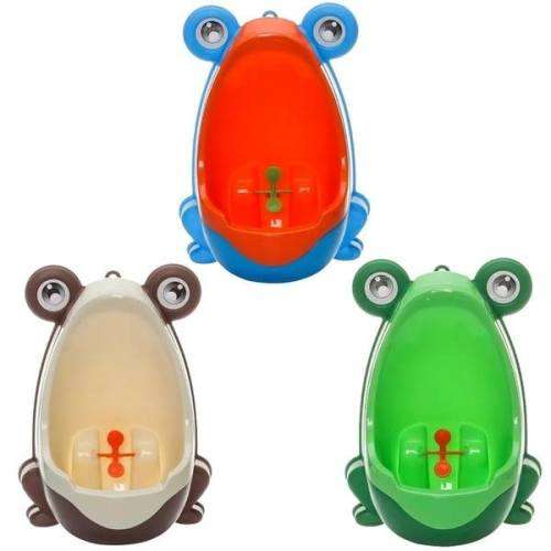 Frog Plastic Baby Children Boys Pee Potty Toilet Training Kids Urinal Bathroom