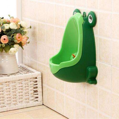 Frog Plastic Baby Children Boys Pee Potty Toilet Training Kids Urinal Bathroom